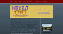 Desktop Screenshot of pottersplaceadultrvpark.com