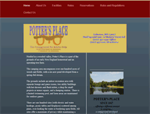 Tablet Screenshot of pottersplaceadultrvpark.com